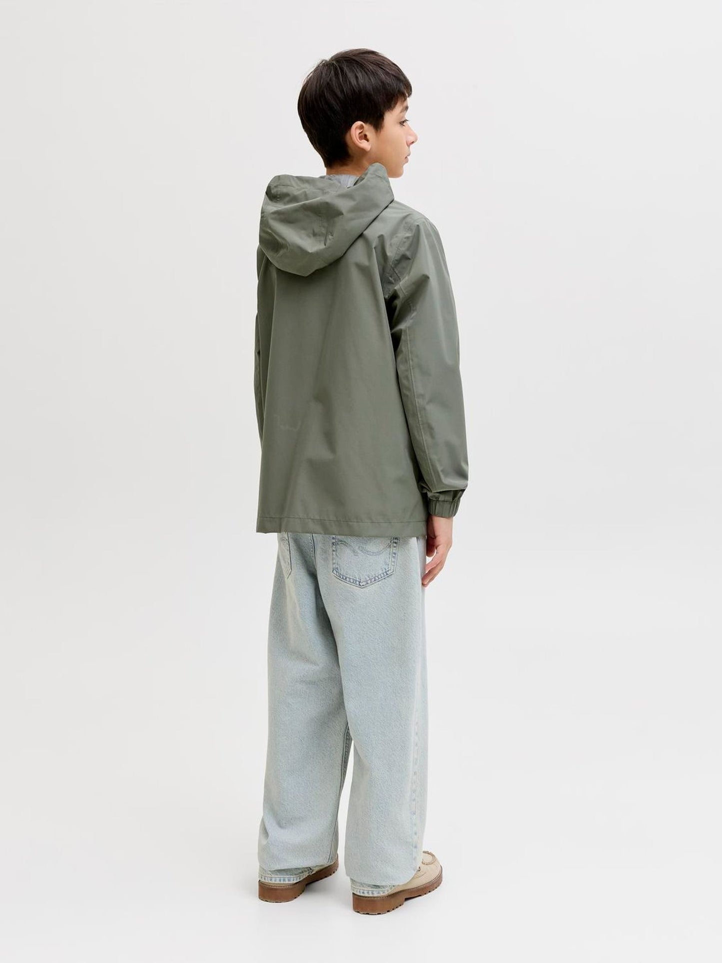 Dsiney Kidz - JACK & JONES Junior Green Lightweight Rain Jacket image 2
