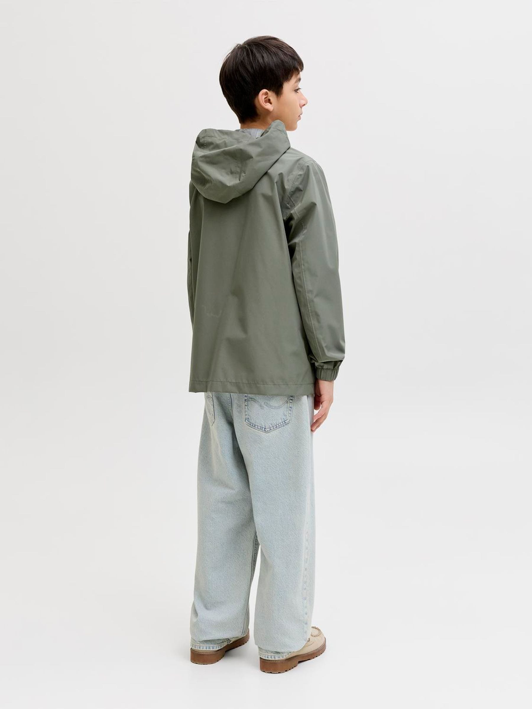 Dsiney Kidz - JACK & JONES Junior Green Lightweight Rain Jacket image 2