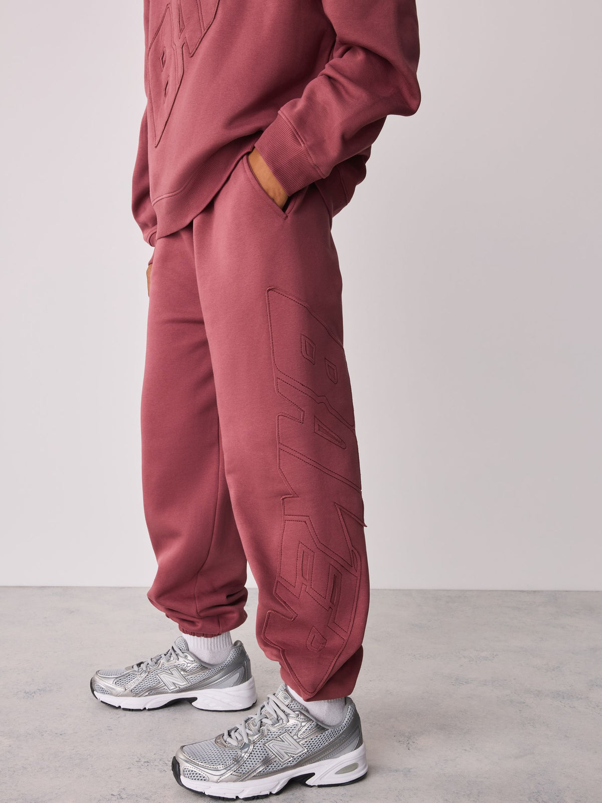 Baker by Ted Baker Red Set 2 Piece Oversized Sweatshirt and Joggers - image 4