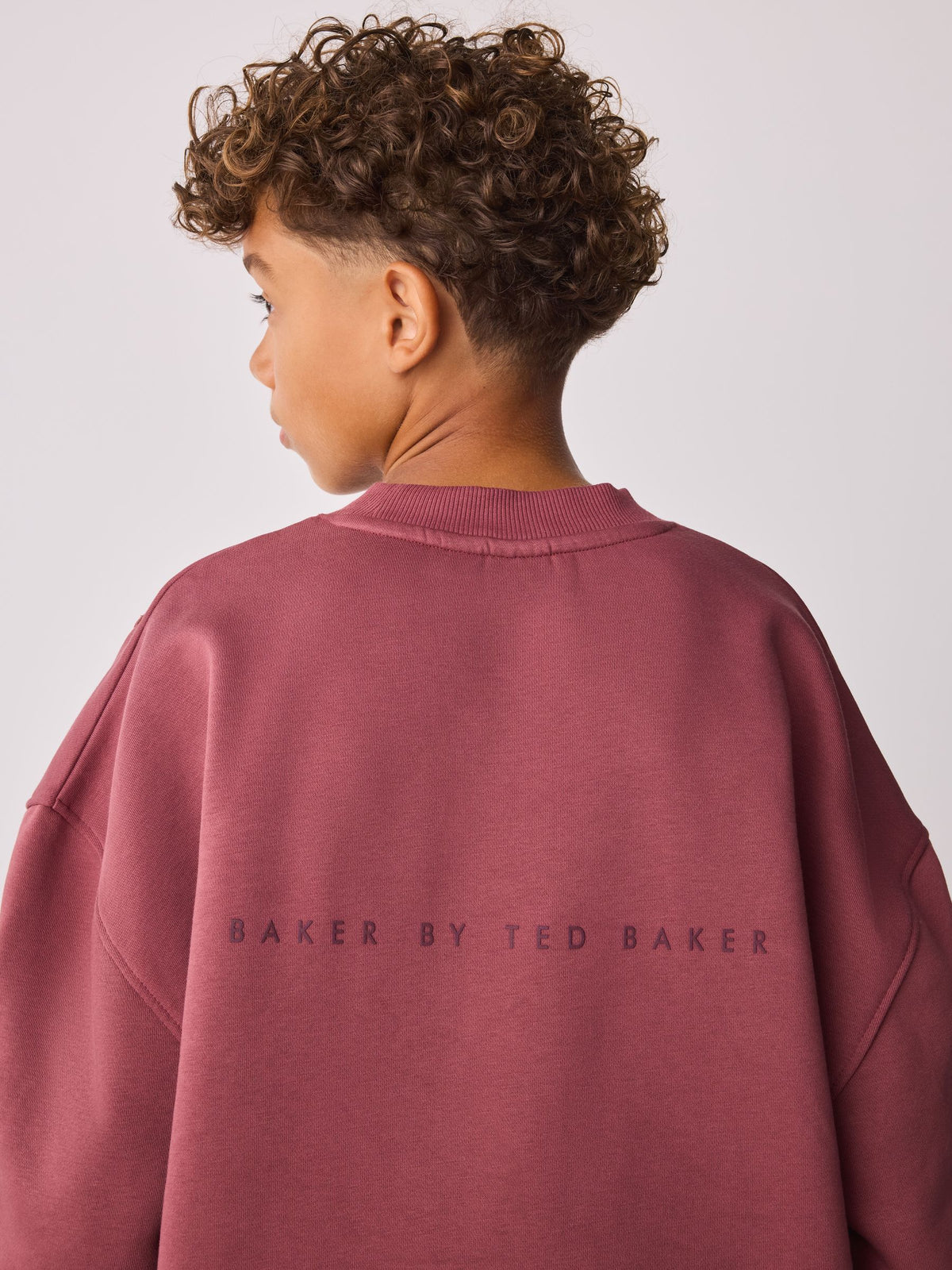 Baker by Ted Baker Red Set 2 Piece Oversized Sweatshirt and Joggers - image 5
