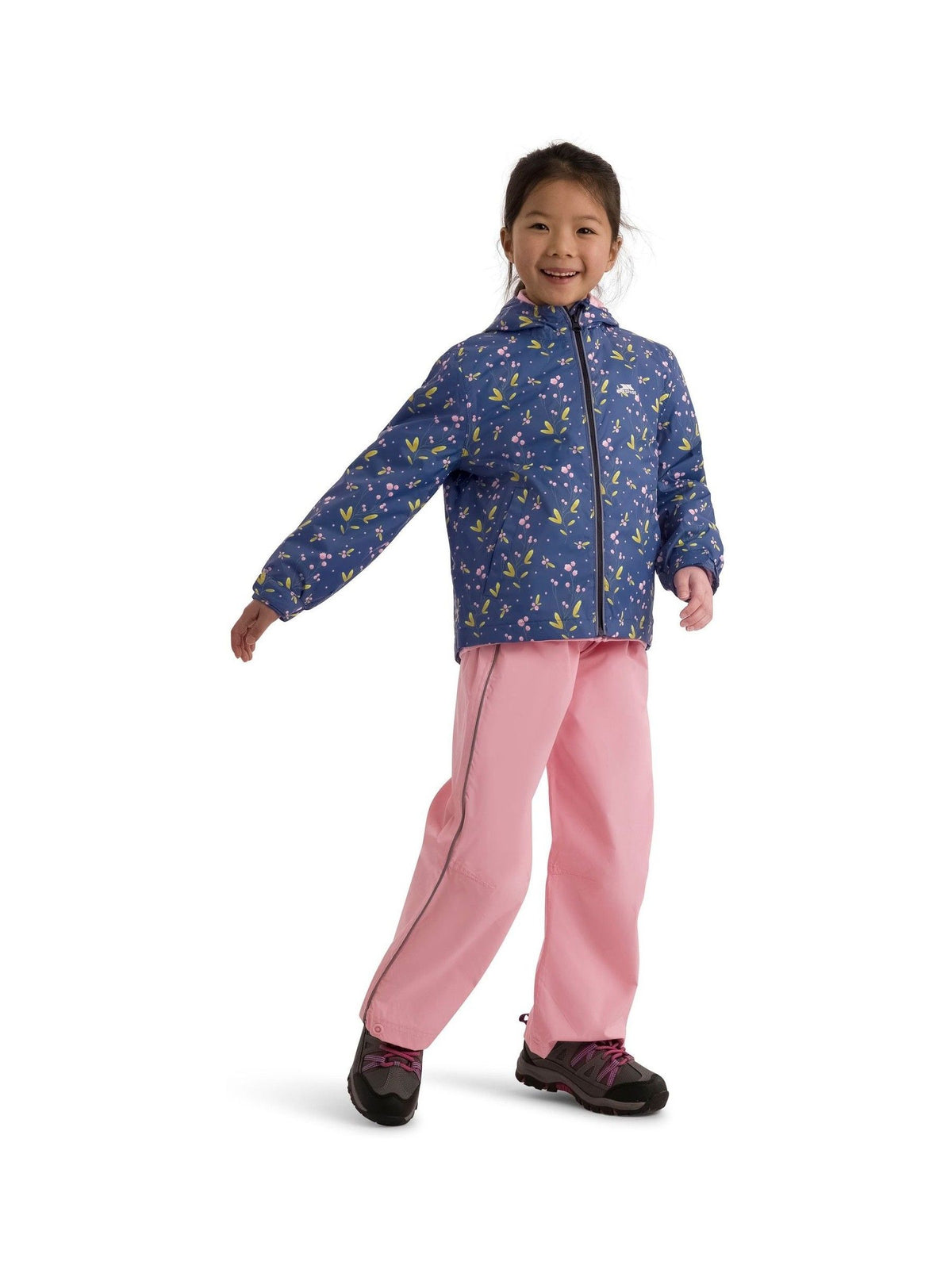 Dsiney Kidz - Trespass Blue Kinley Rain Jacket And Trousers Set image 1
