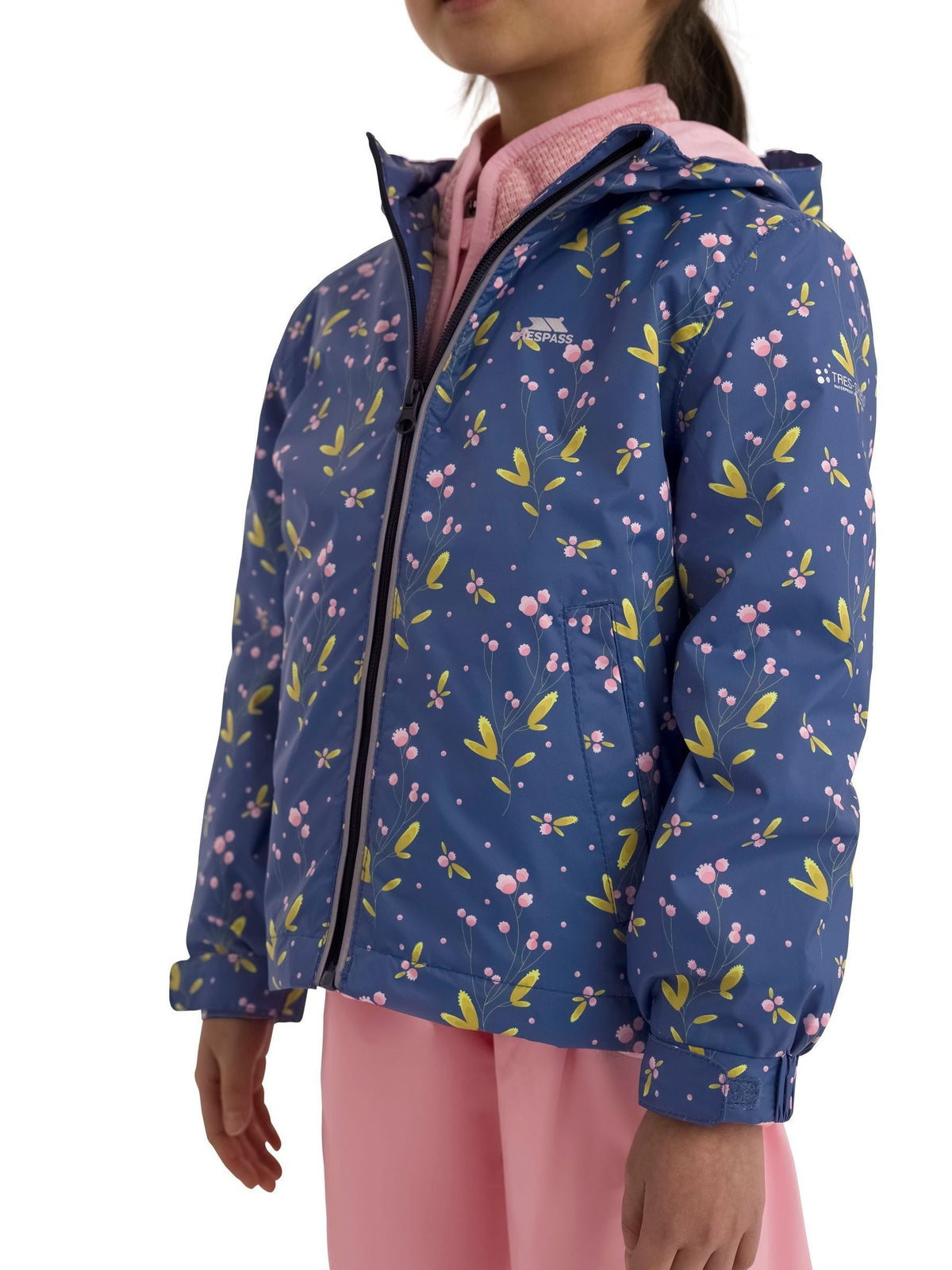 Dsiney Kidz - Trespass Blue Kinley Rain Jacket And Trousers Set image 5