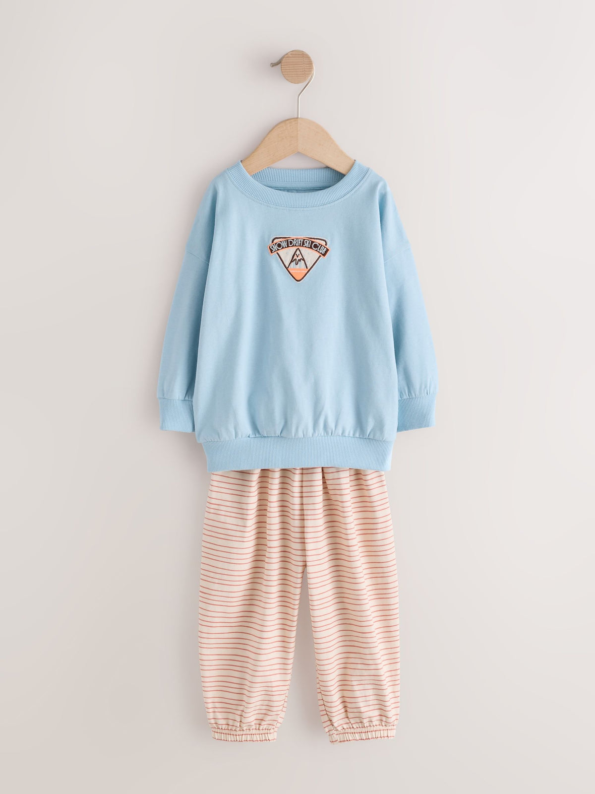 Dsiney Kidz - Blue/Ecru Cat/Floral Jogger Pyjamas 3 Pack (9mths-12yrs) image 3