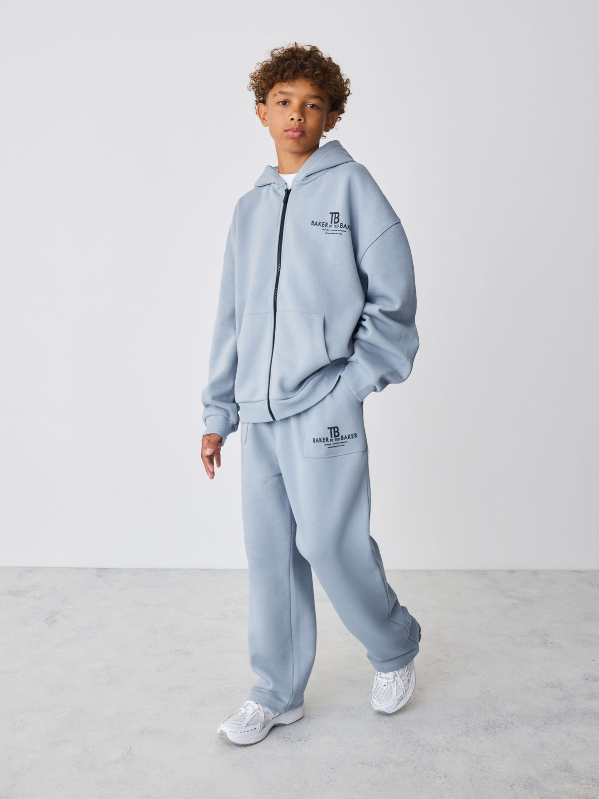 Baker by Ted Baker Blue Oversized Zip Through and Joggers Set - image 1