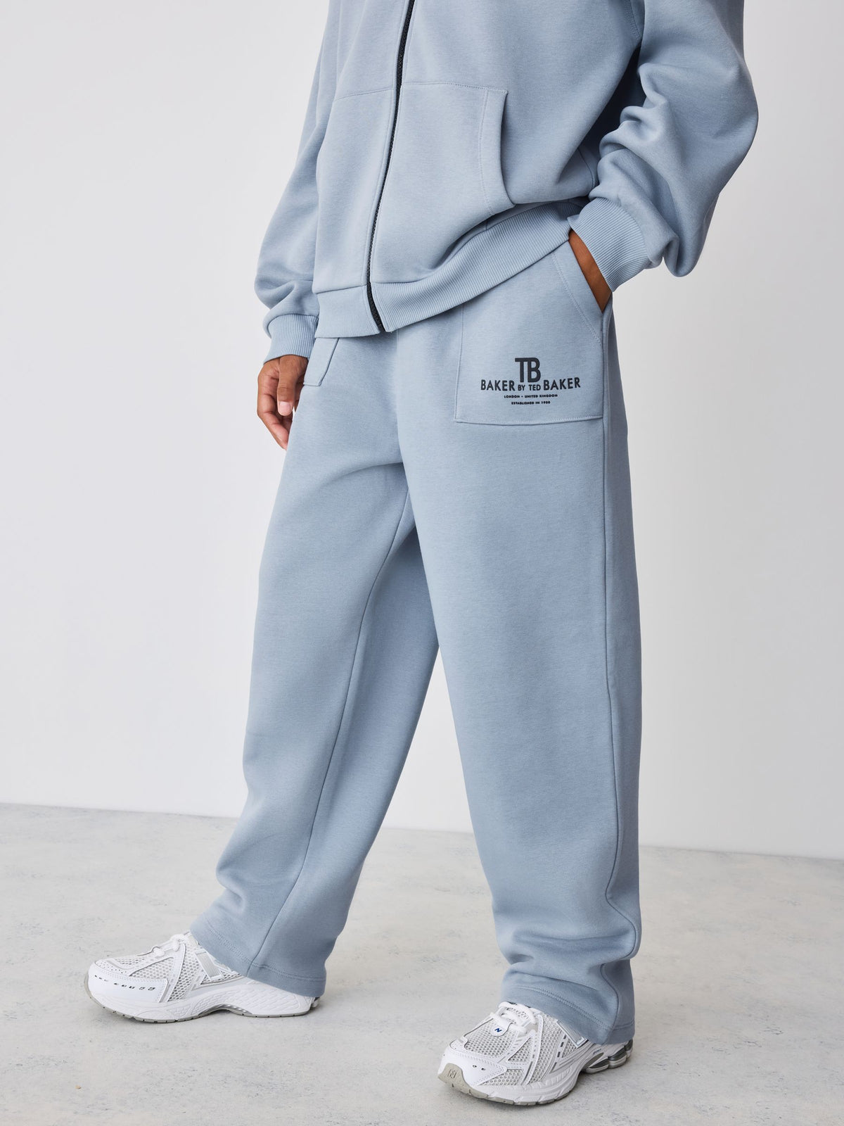Baker by Ted Baker Blue Oversized Zip Through and Joggers Set - image 2