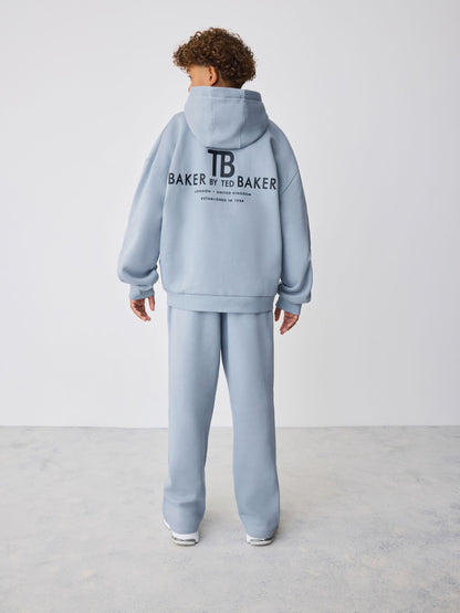 Baker by Ted Baker Blue Oversized Zip Through and Joggers Set - image 3