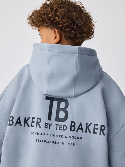 Baker by Ted Baker Blue Oversized Zip Through and Joggers Set - image 4