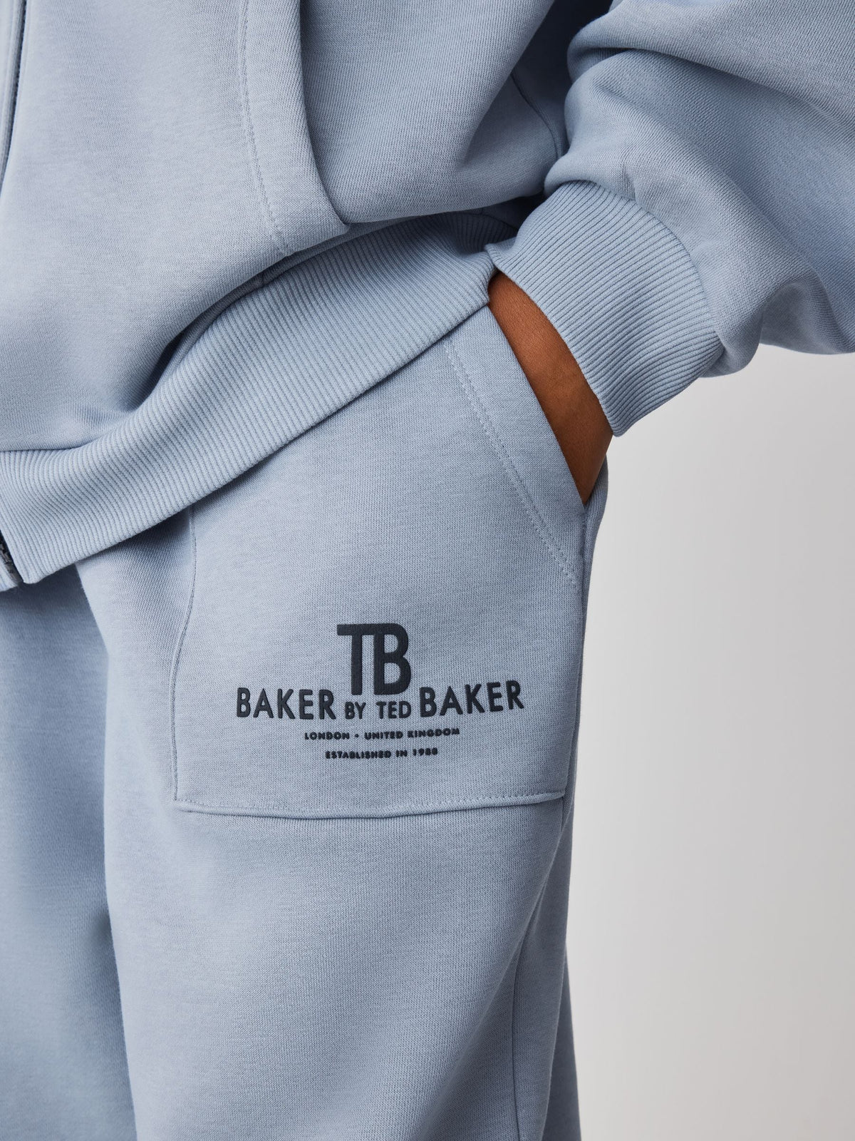 Baker by Ted Baker Blue Oversized Zip Through and Joggers Set - image 7