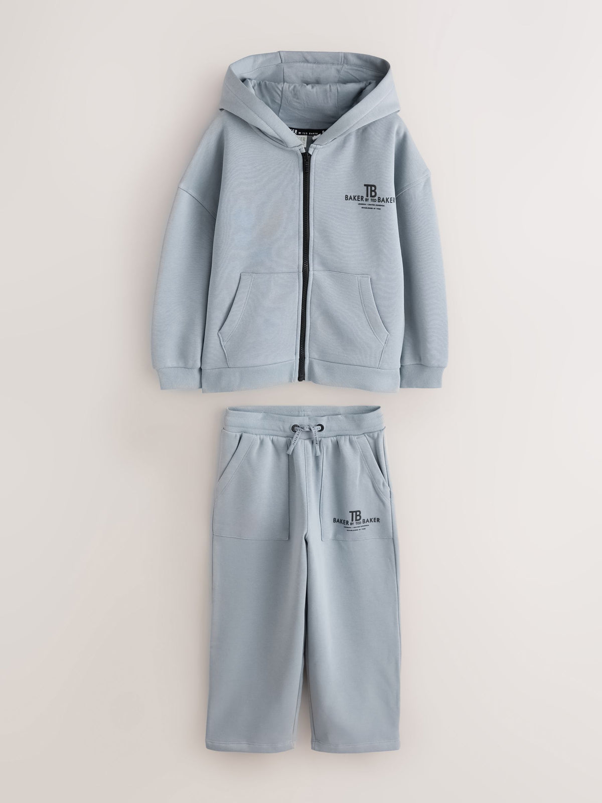 Baker by Ted Baker Blue Oversized Zip Through and Joggers Set - image 8