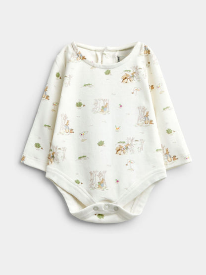 JoJo Maman Bébé Blue Peter Rabbit Jacket, Bodysuit & Leggings 3-Piece Set - image 3