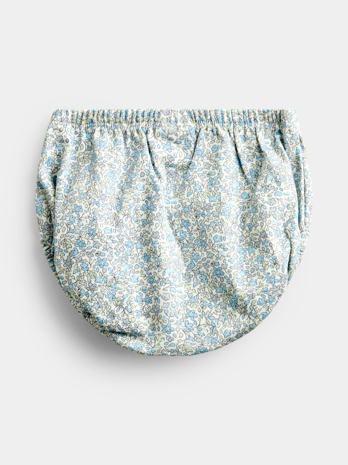 Dsiney Kidz - JoJo Maman Bébé Blue Disty Floral Floral Smocked Baby Dress Set image 5