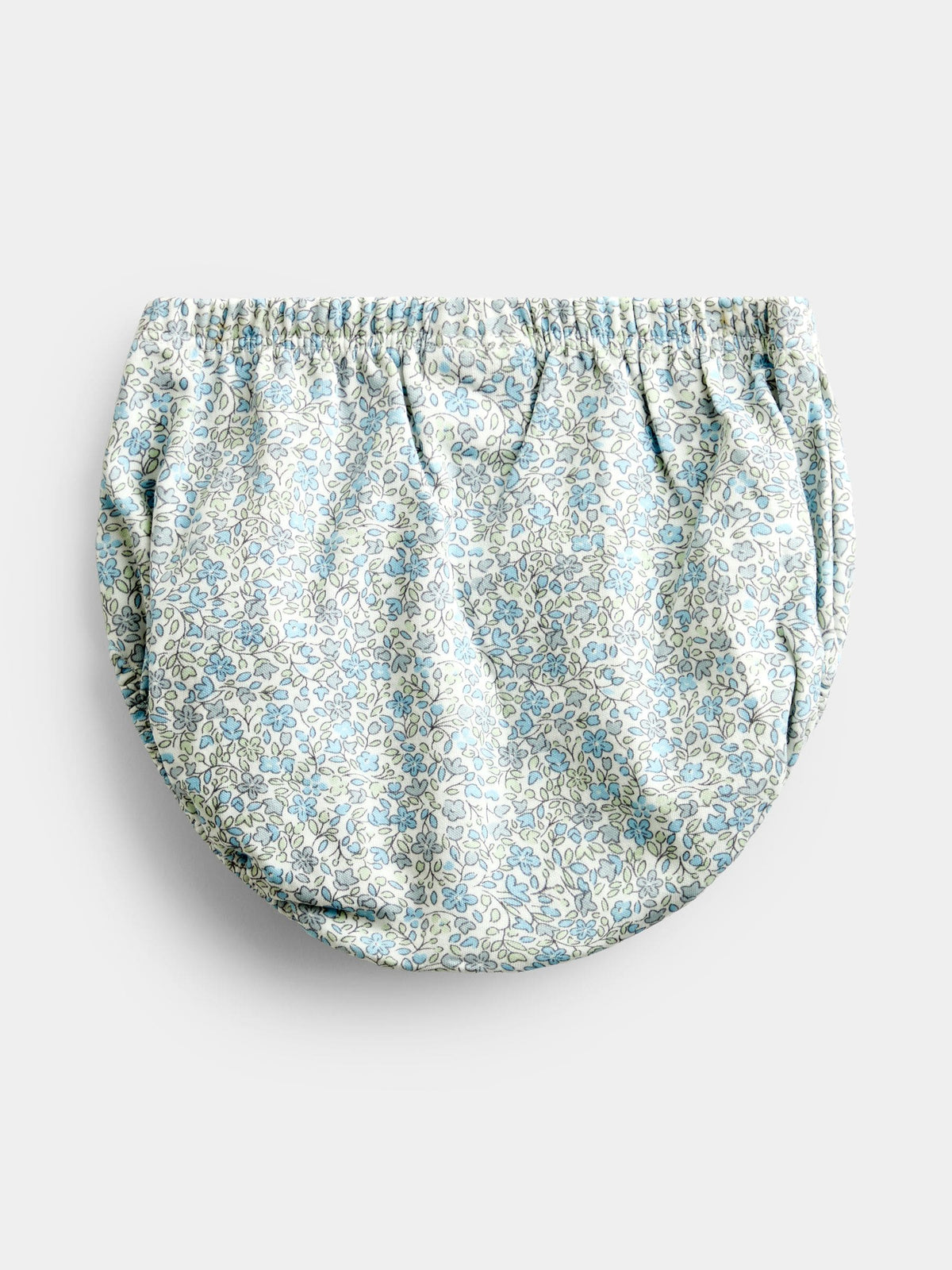 Dsiney Kidz - JoJo Maman Bébé Blue Disty Floral Floral Smocked Baby Dress Set image 5