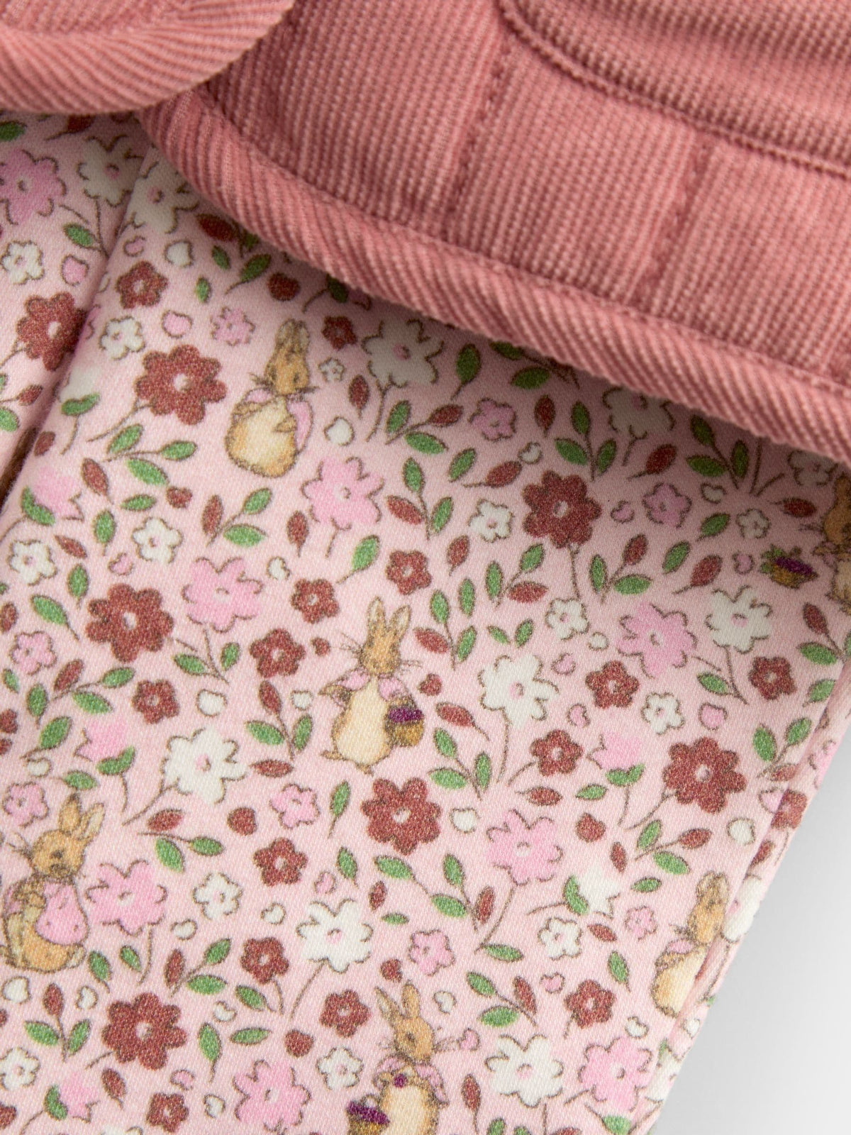 JoJo Maman Bébé Rose Pink Peter Rabbit Flopsy Bunny Blouse, Legging & Gilet Baby Set - image 11