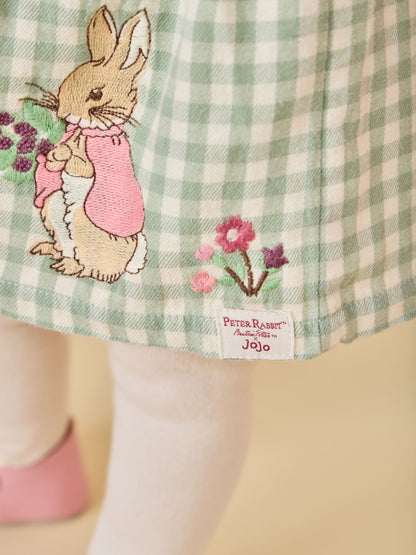Dsiney Kidz - JoJo Maman Bébé Green Peter Rabbit™ Flopsy Bunny Dress image 2