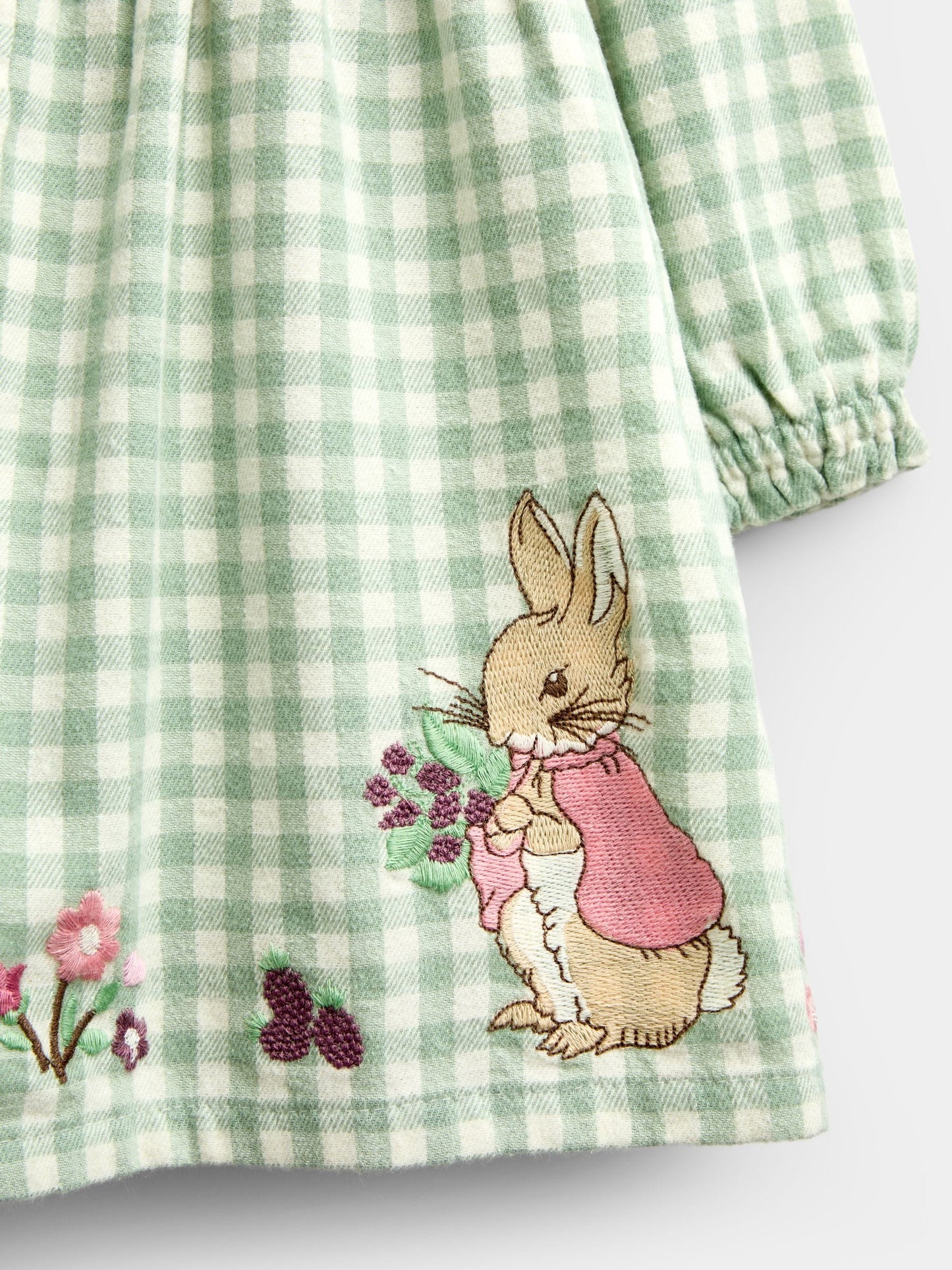 Dsiney Kidz - JoJo Maman Bébé Green Peter Rabbit™ Flopsy Bunny Dress image 5