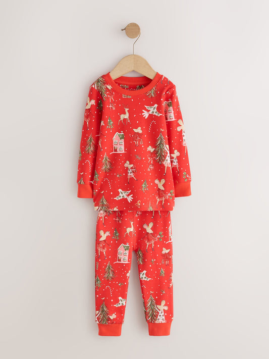 Red Mouse Christmas Snuggle Pyjamas Set (9mths-12yrs) - image 1