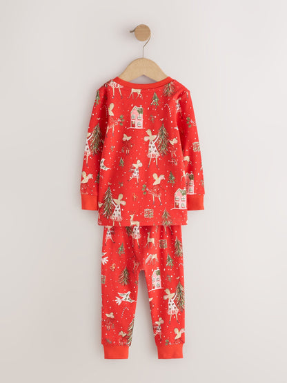 Red Mouse Christmas Snuggle Pyjamas Set (9mths-12yrs) - image 2
