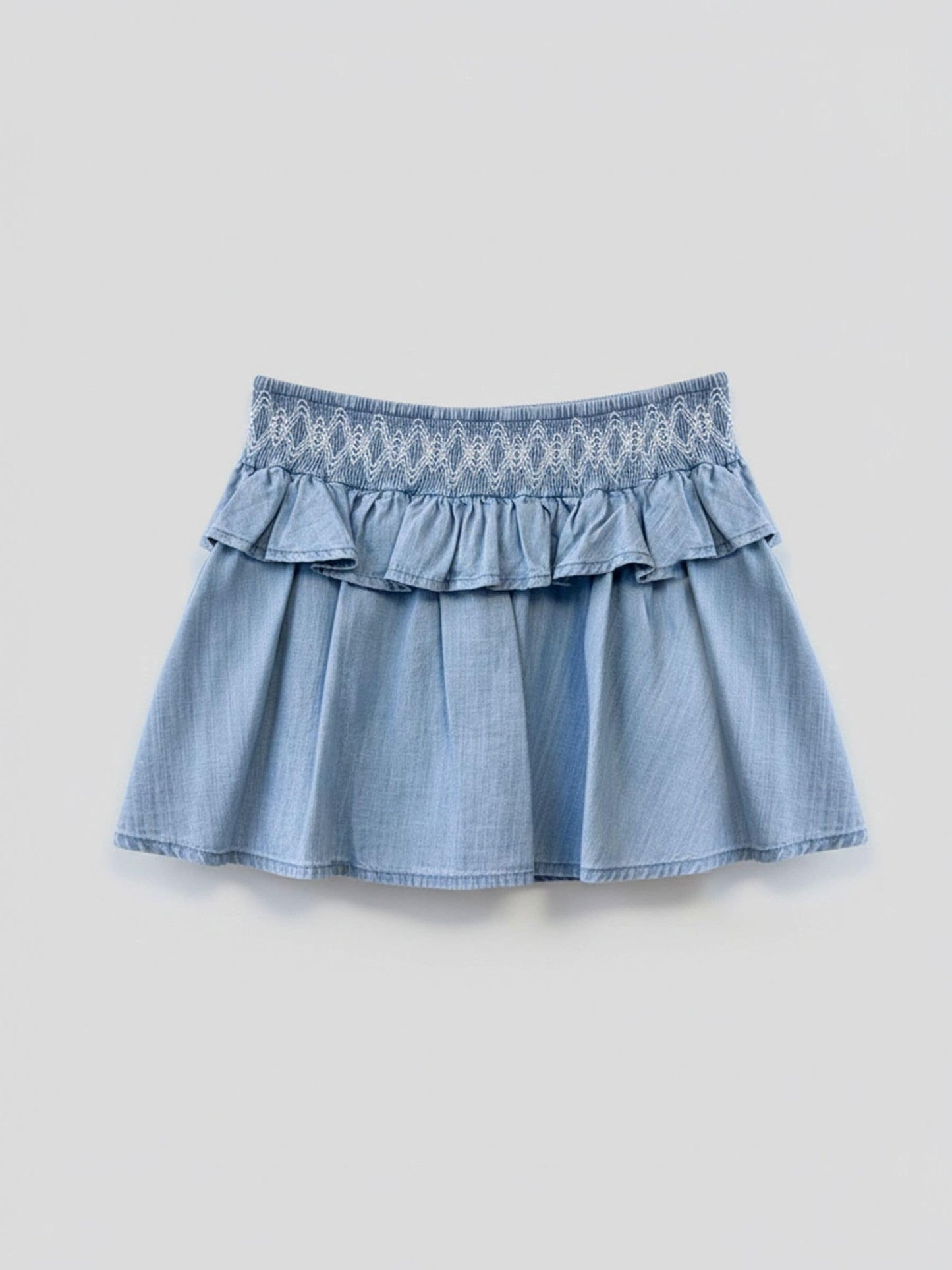 Dsiney Kidz - Angel & Rocket Blue Mia Shirred Denim Top And Skirt image 4
