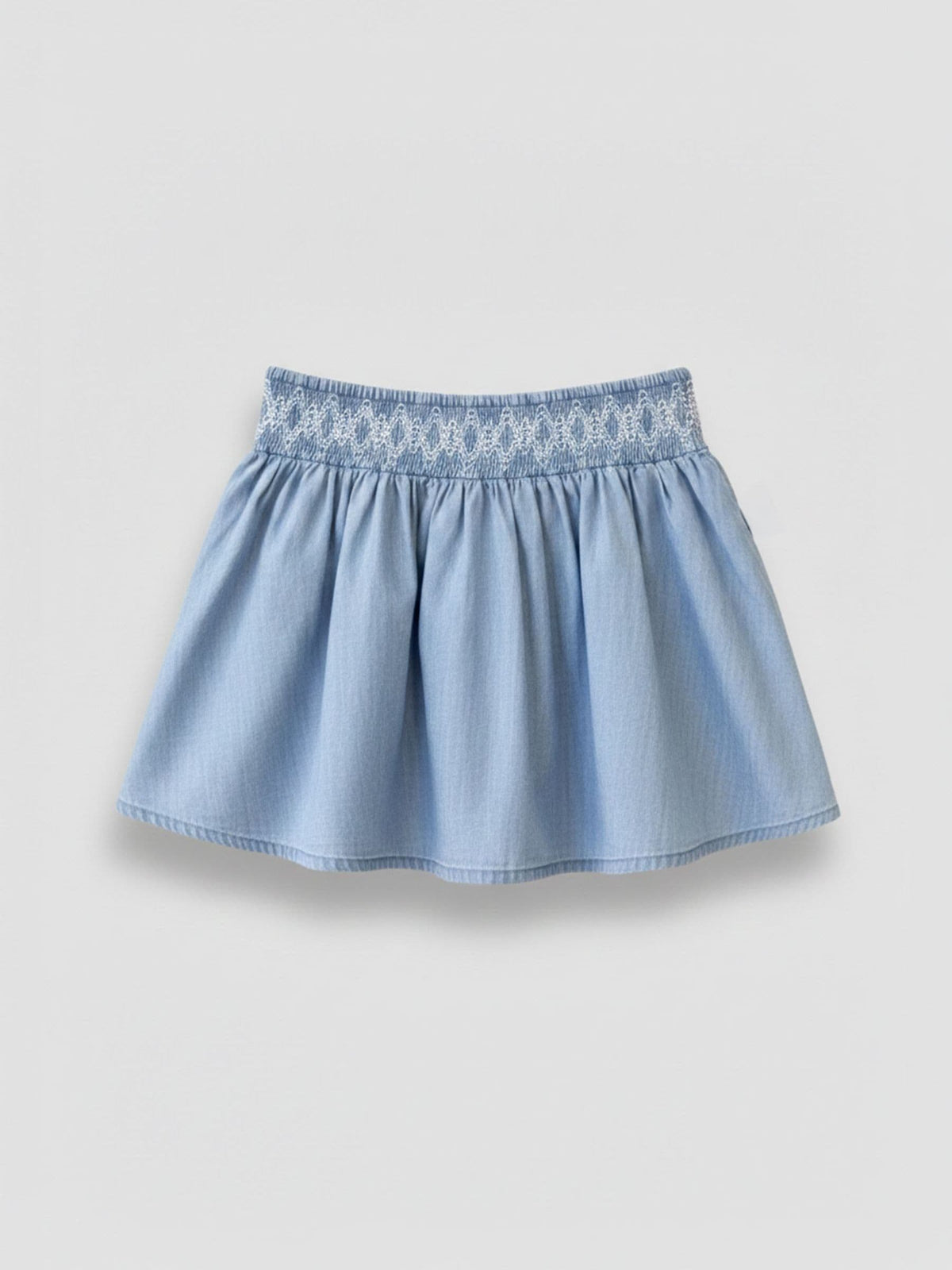 Dsiney Kidz - Angel & Rocket Blue Mia Shirred Denim Top And Skirt image 5