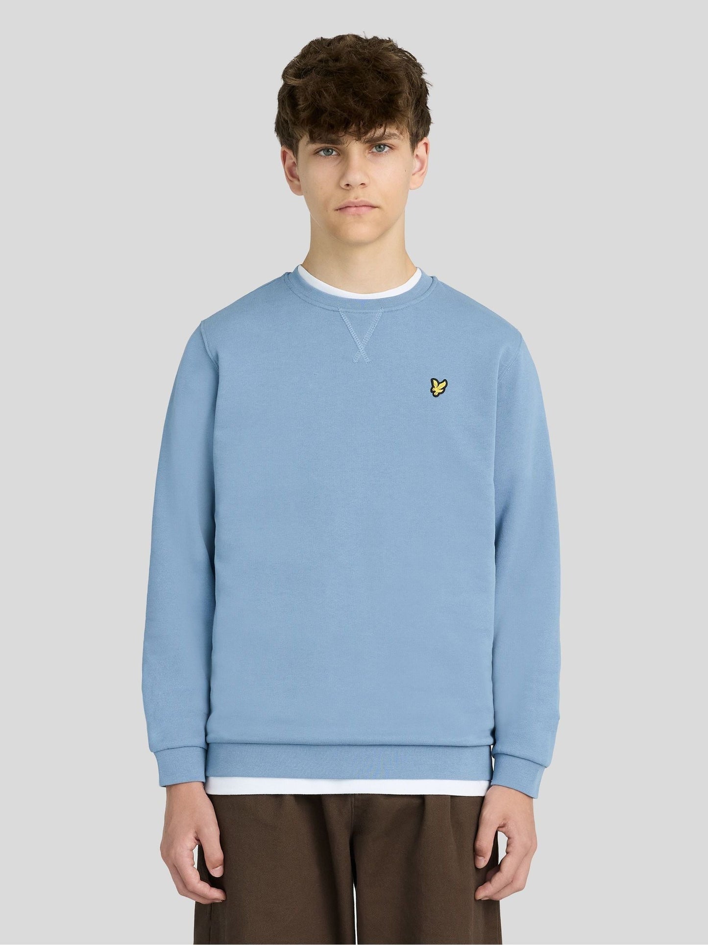 Dsiney Kidz - Lyle & Scott Blue Crew Neck Boys Sweatshirt image 1
