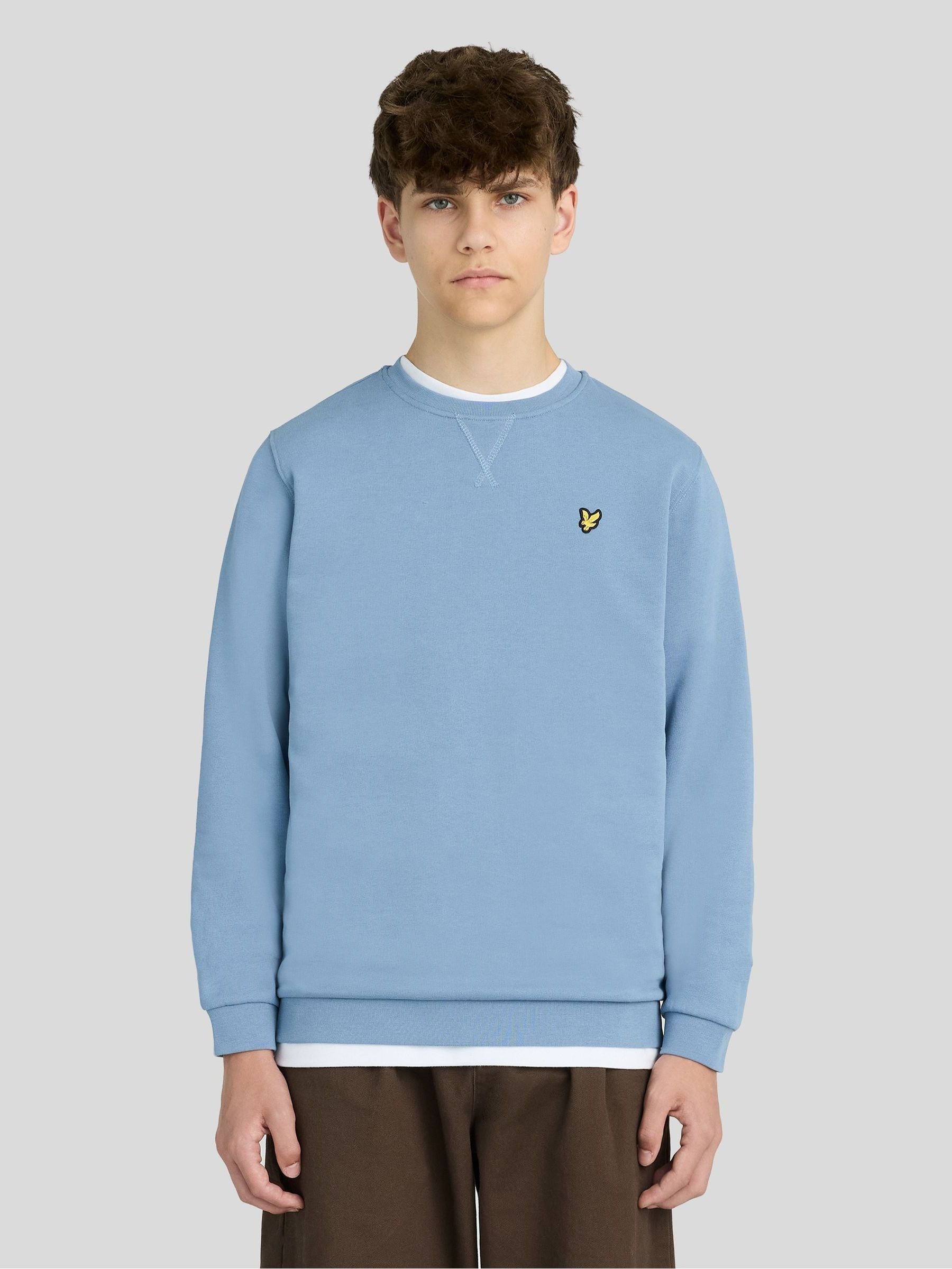Dsiney Kidz - Lyle & Scott Blue Crew Neck Boys Sweatshirt image 1
