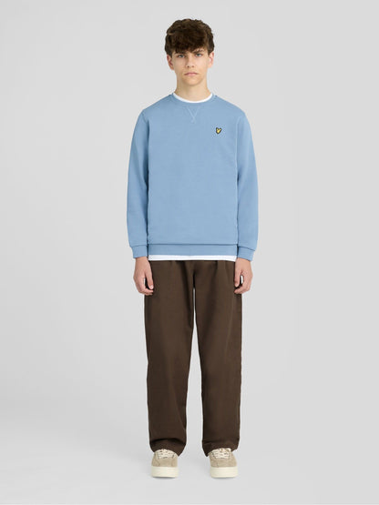 Dsiney Kidz - Lyle & Scott Blue Crew Neck Boys Sweatshirt image 2