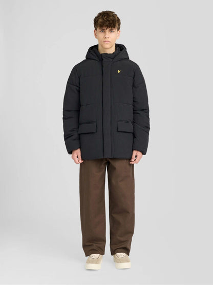 Dsiney Kidz - Lyle & Scott Black Nylon Padded Coat image 2