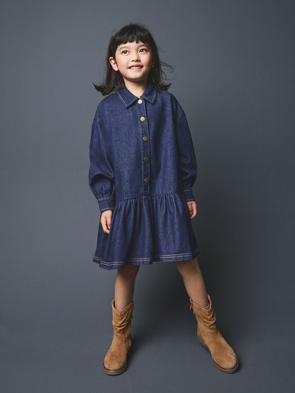 Dsiney Kidz - Denim Shirt Dress (3-16yrs) image 2