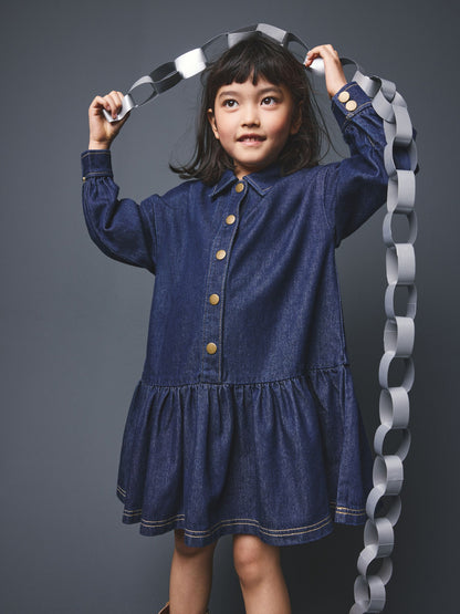 Dsiney Kidz - Denim Shirt Dress (3-16yrs) image 3