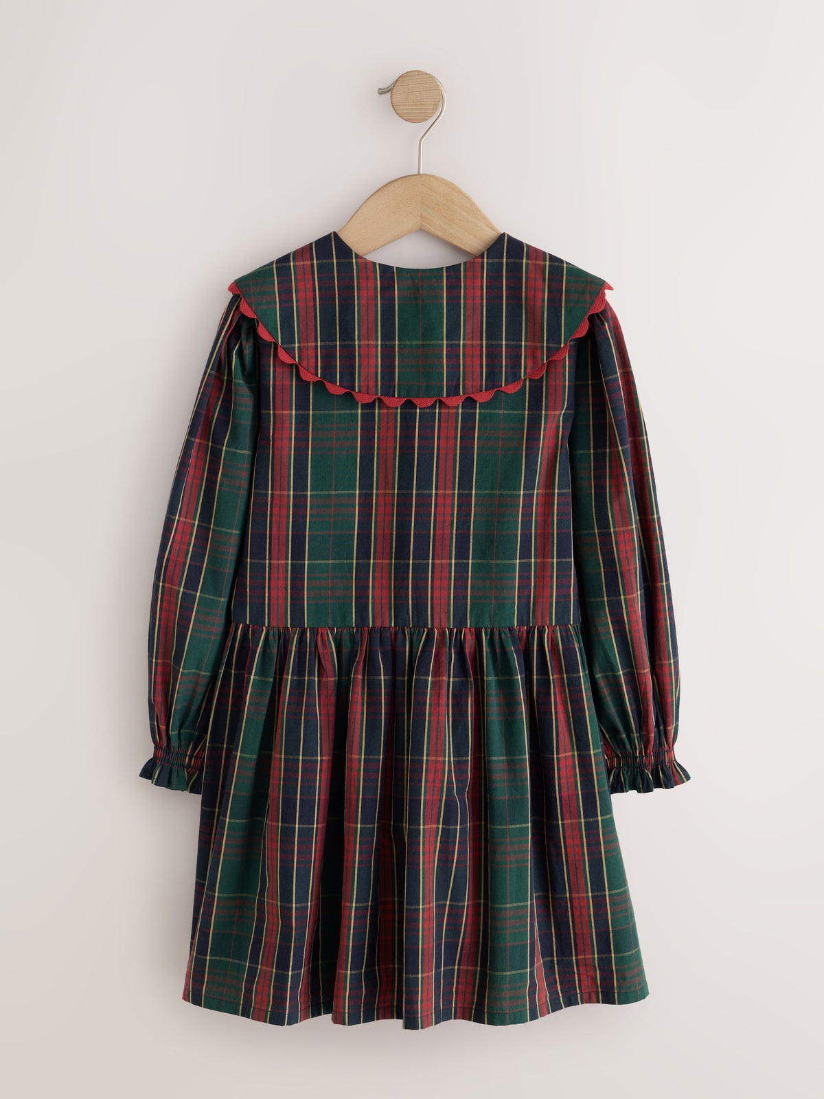 Dsiney Kidz - Red Collar Tartan Dress (3-16yrs) image 6