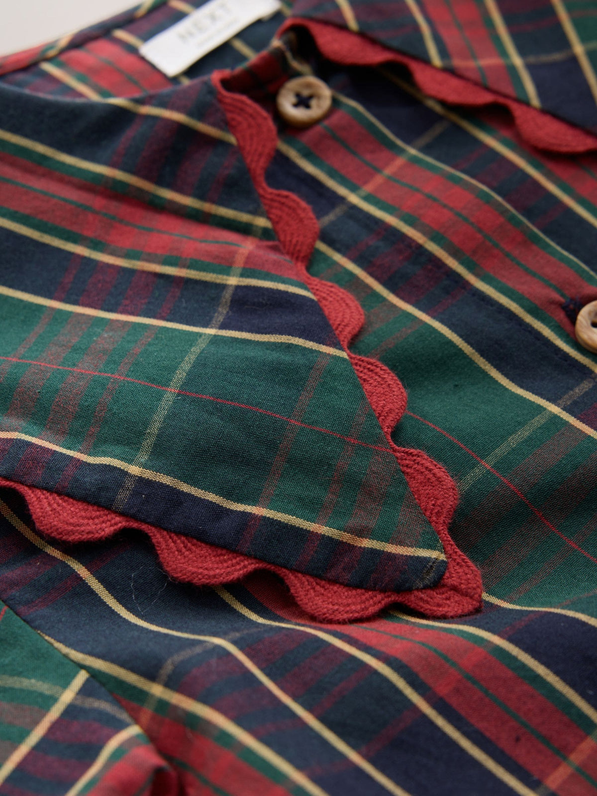 Dsiney Kidz - Red Collar Tartan Dress (3-16yrs) image 8