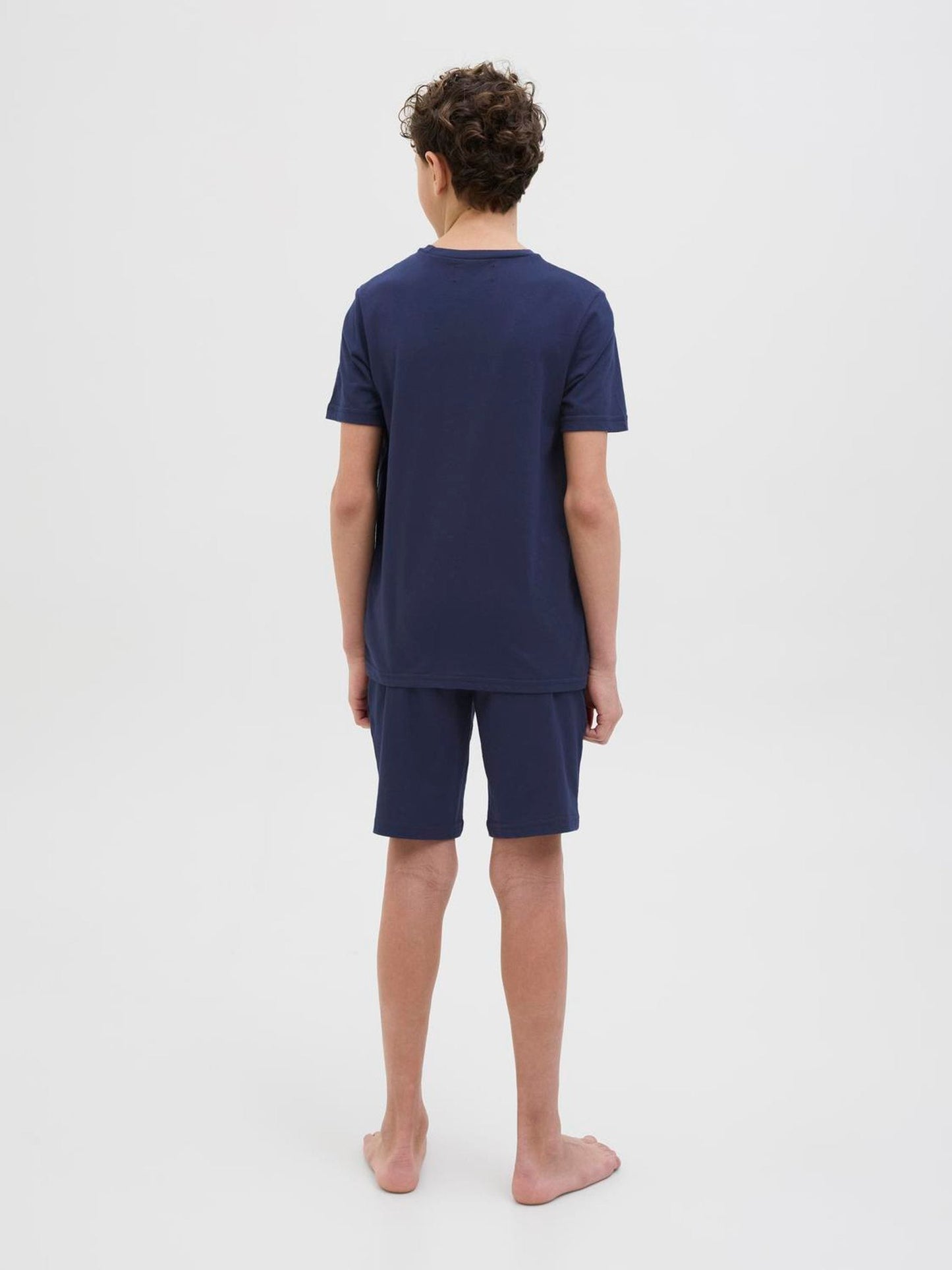 Dsiney Kidz - JACK & JONES Junior Blue Loungewear T-Shirt And Shorts Set image 2