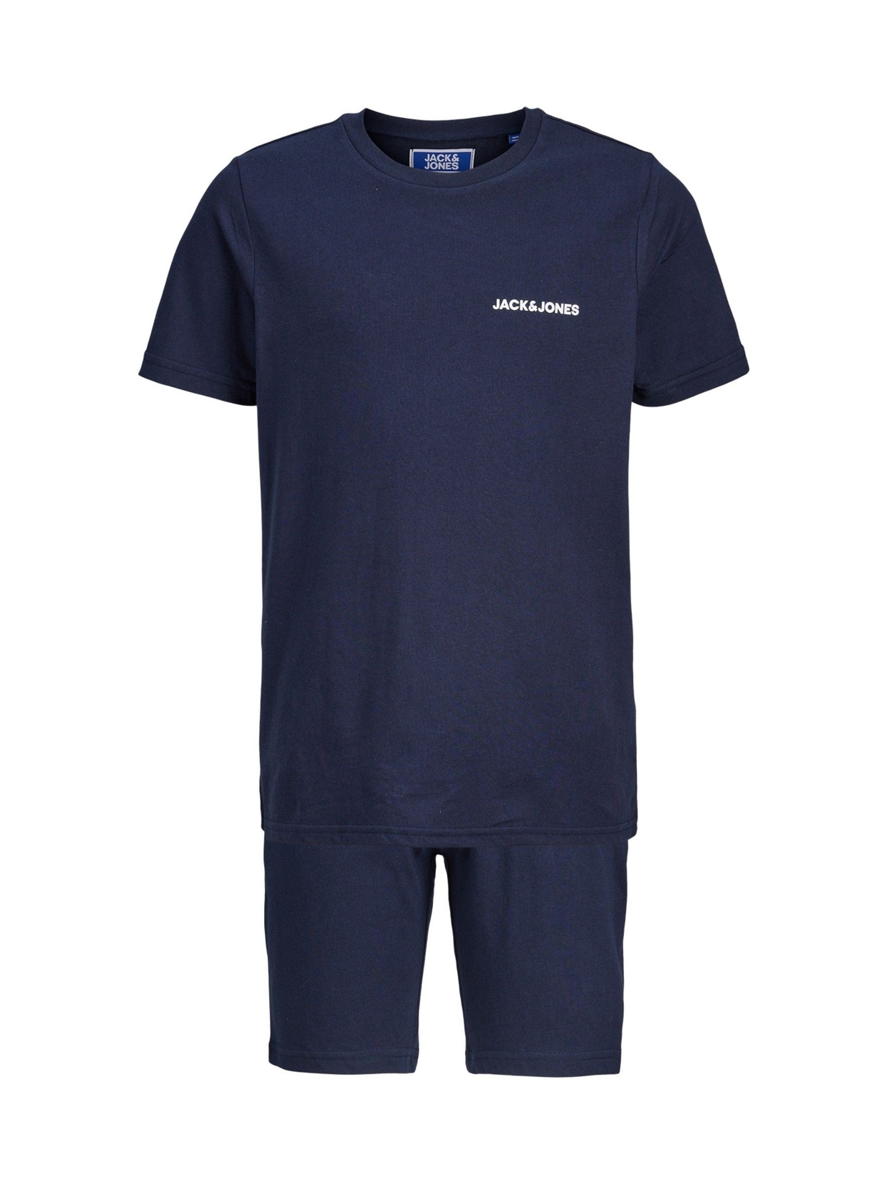 Dsiney Kidz - JACK & JONES Junior Blue Loungewear T-Shirt And Shorts Set image 5