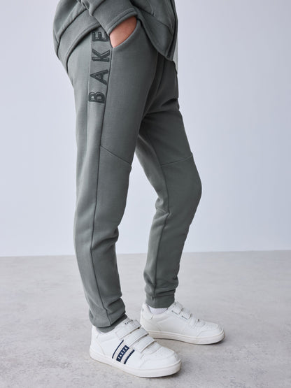 Dsiney Kidz - Baker by Ted Baker Charcoal Grey Baker by Ted Baker Zip Through Hoodie and Jogger Set image 5