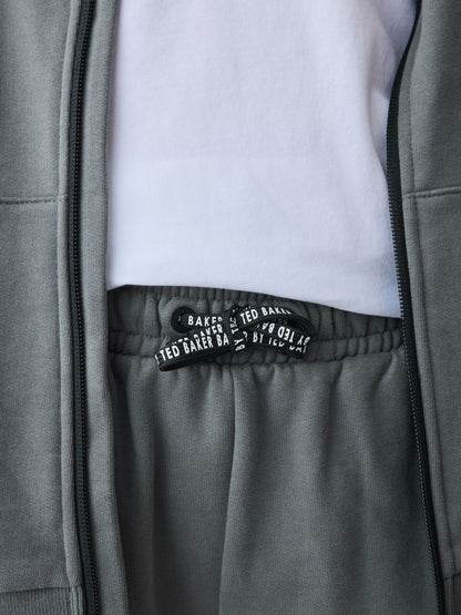 Dsiney Kidz - Baker by Ted Baker Charcoal Grey Baker by Ted Baker Zip Through Hoodie and Jogger Set image 7