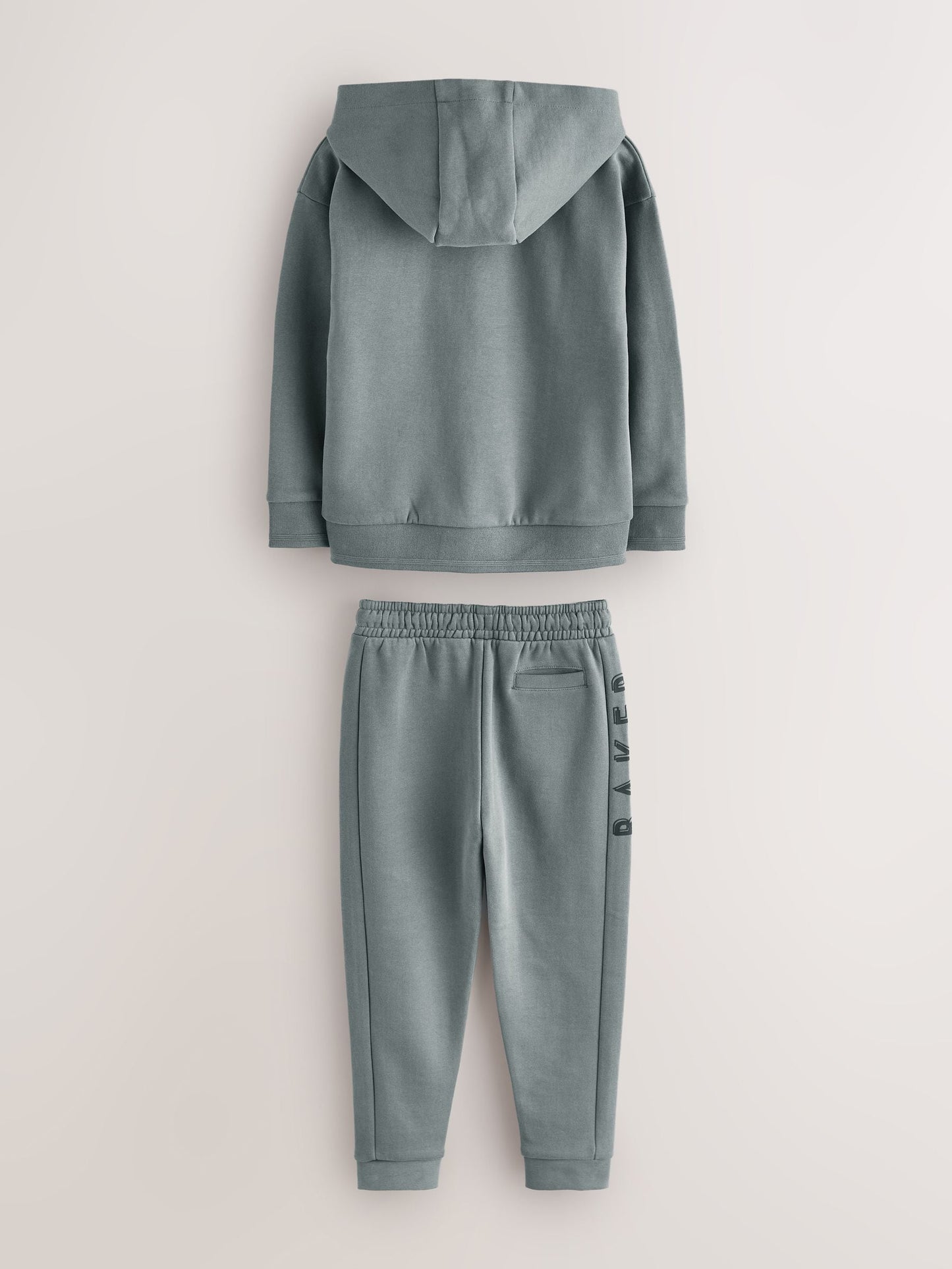 Dsiney Kidz - Baker by Ted Baker Charcoal Grey Baker by Ted Baker Zip Through Hoodie and Jogger Set image 9