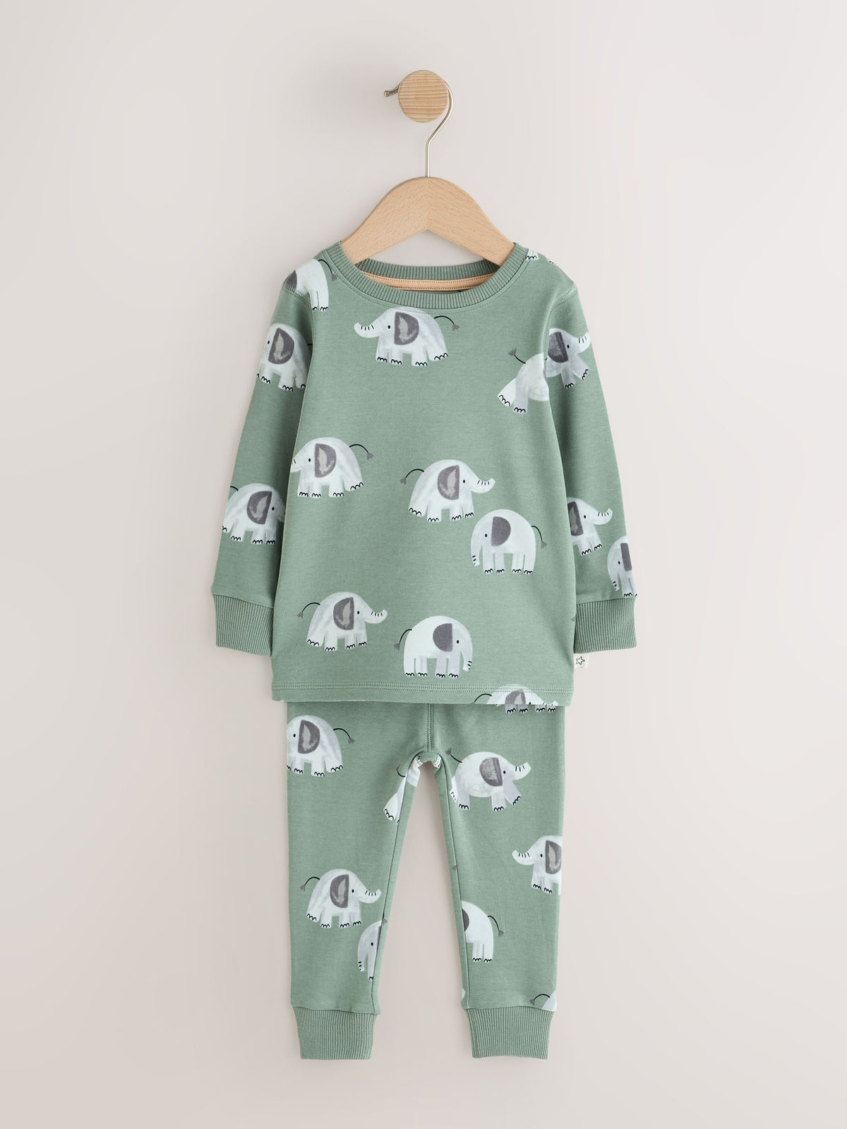 Neutral/Blush Animals Snuggle Pyjamas 3 Pack (9mths-10yrs) - image 3