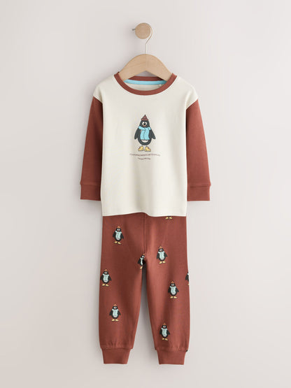 Blue/Green Animal Characters Relaxed Snuggle Pyjamas 3 Pack (9mths-10yrs) - image 2