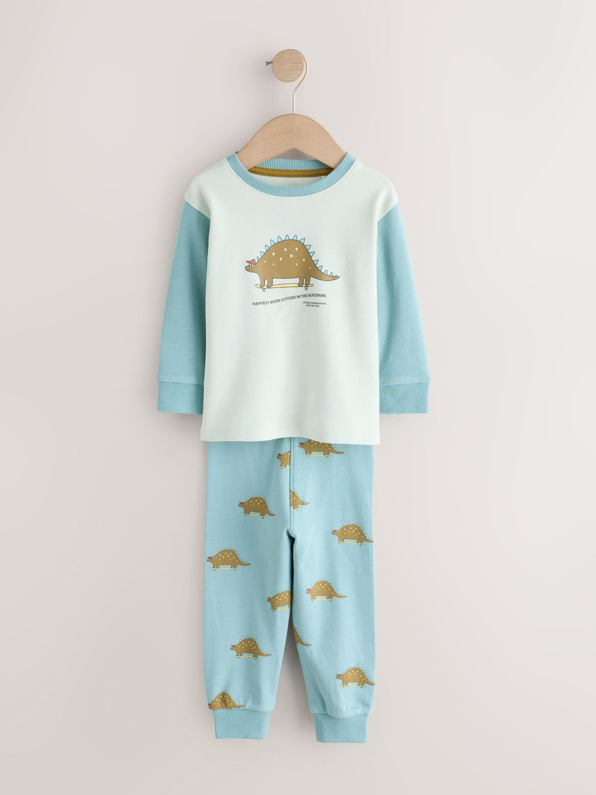 Blue/Green Animal Characters Relaxed Snuggle Pyjamas 3 Pack (9mths-10yrs) - image 4