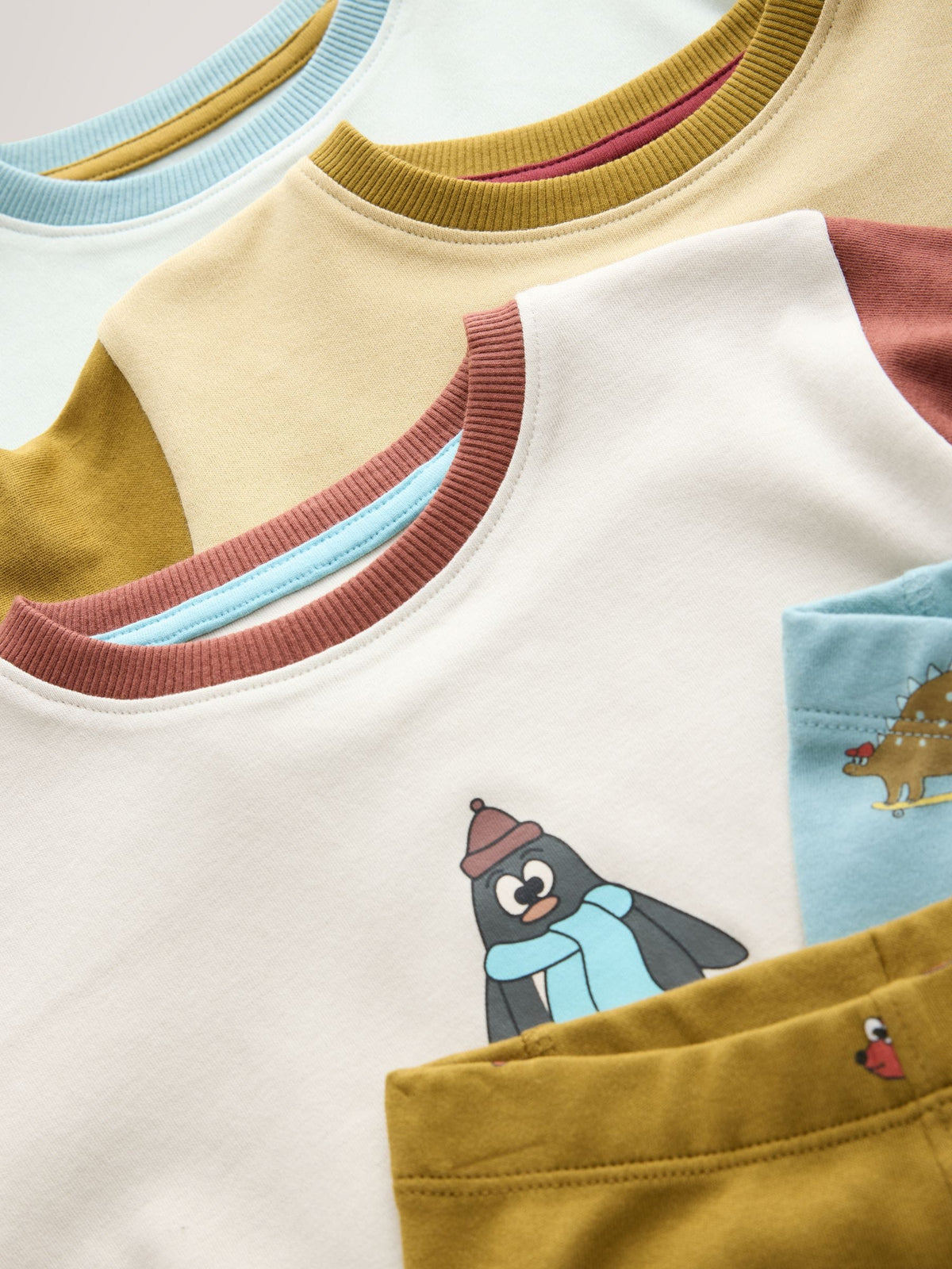 Blue/Green Animal Characters Relaxed Snuggle Pyjamas 3 Pack (9mths-10yrs) - image 6