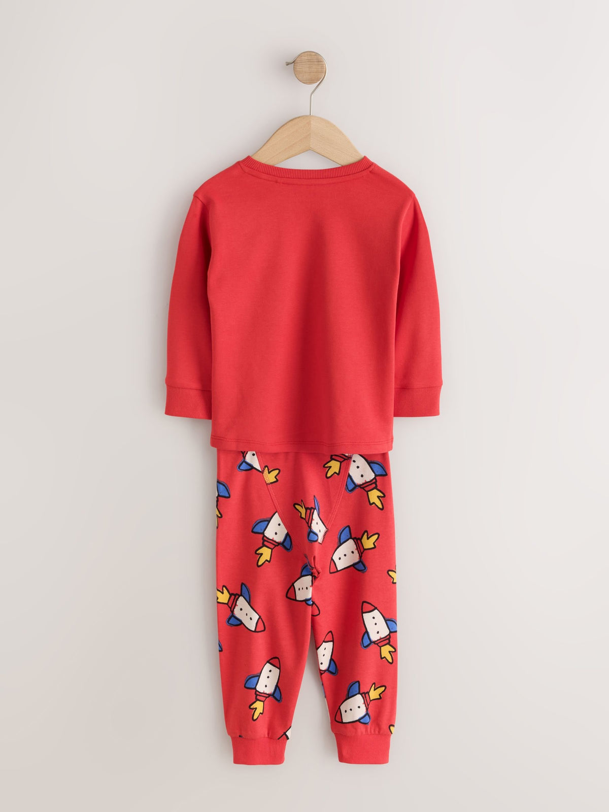Red/Brown/Mustard Graphic Snuggle Pyjamas 3 Pack (9mths-8yrs) - image 5