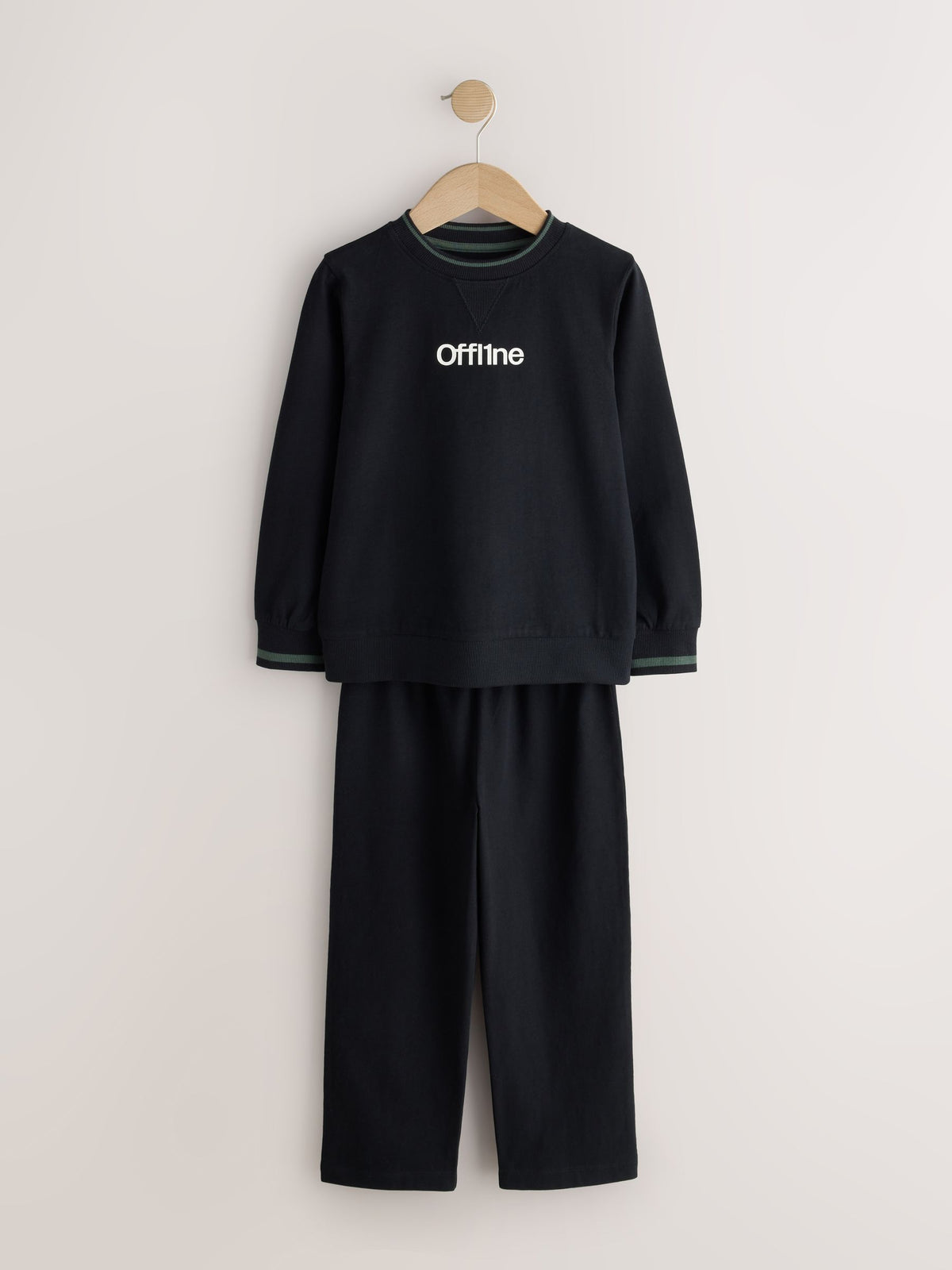 Khaki/Black/Brown Offline Long Sleeve Jogger Pyjamas Set 3 Pack (3-16yrs) - image 8