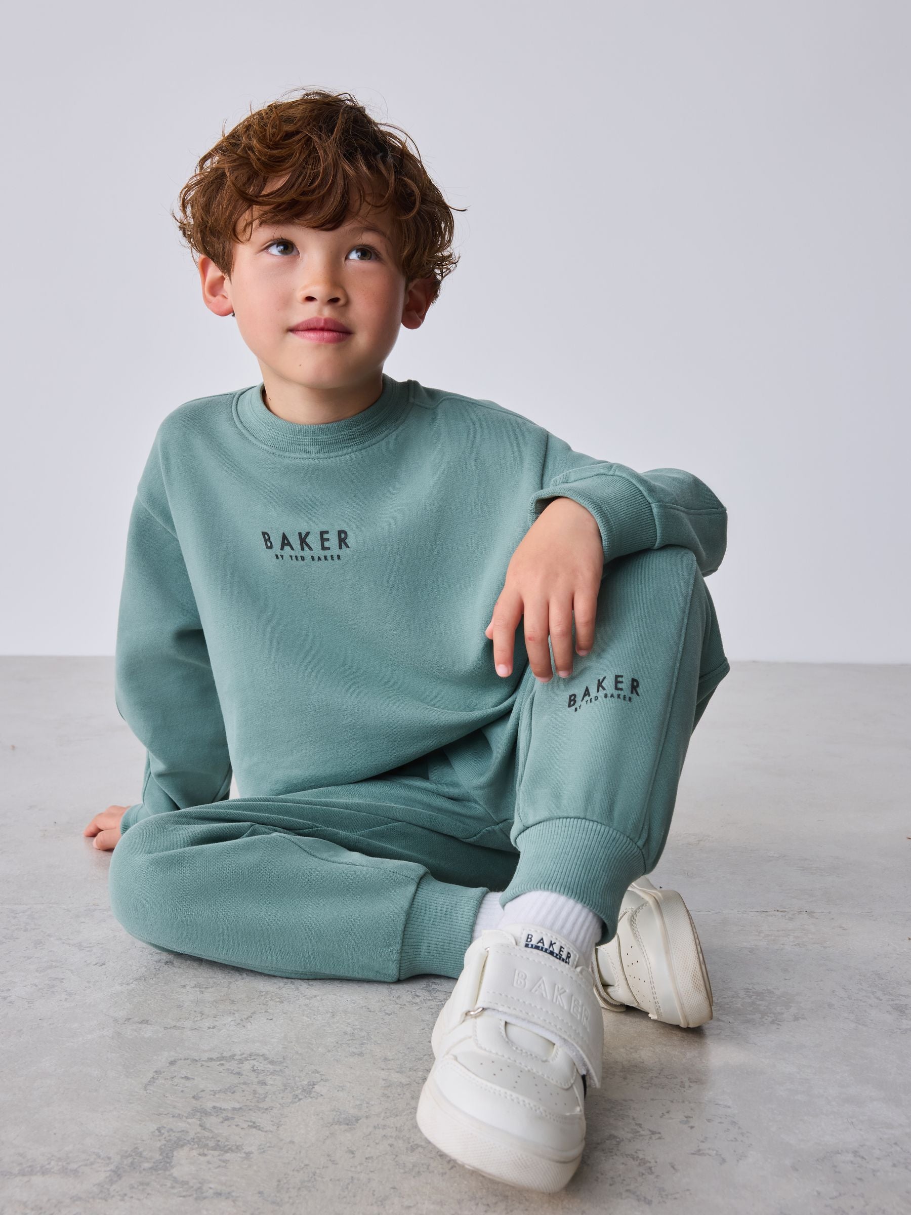 Baker by Ted Baker Mid Green Sweatshirt and Joggers Set image 4
