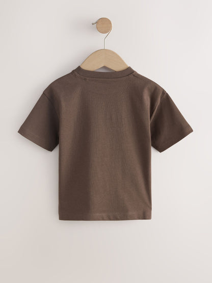 Brown Bunny Short Sleeve Easter Graphic T-Shirt (3mths-7yrs) image 2