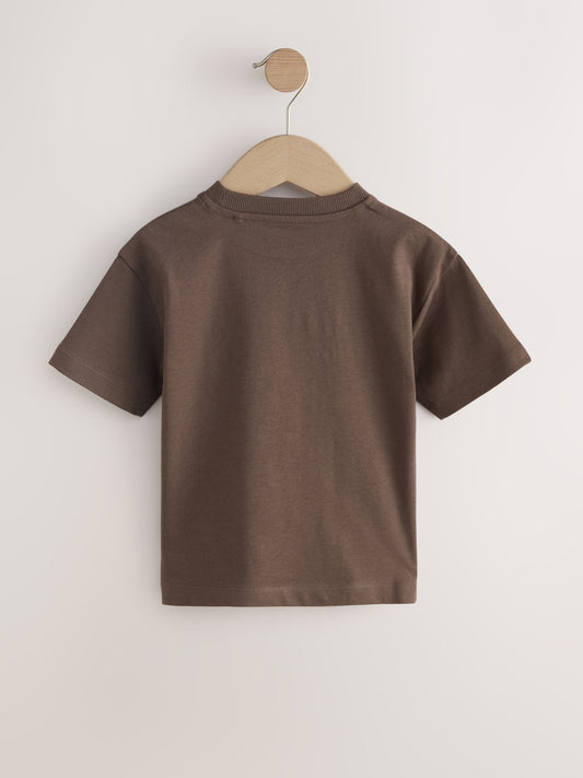 Brown Bunny Short Sleeve Easter Graphic T-Shirt (3mths-7yrs) image 2