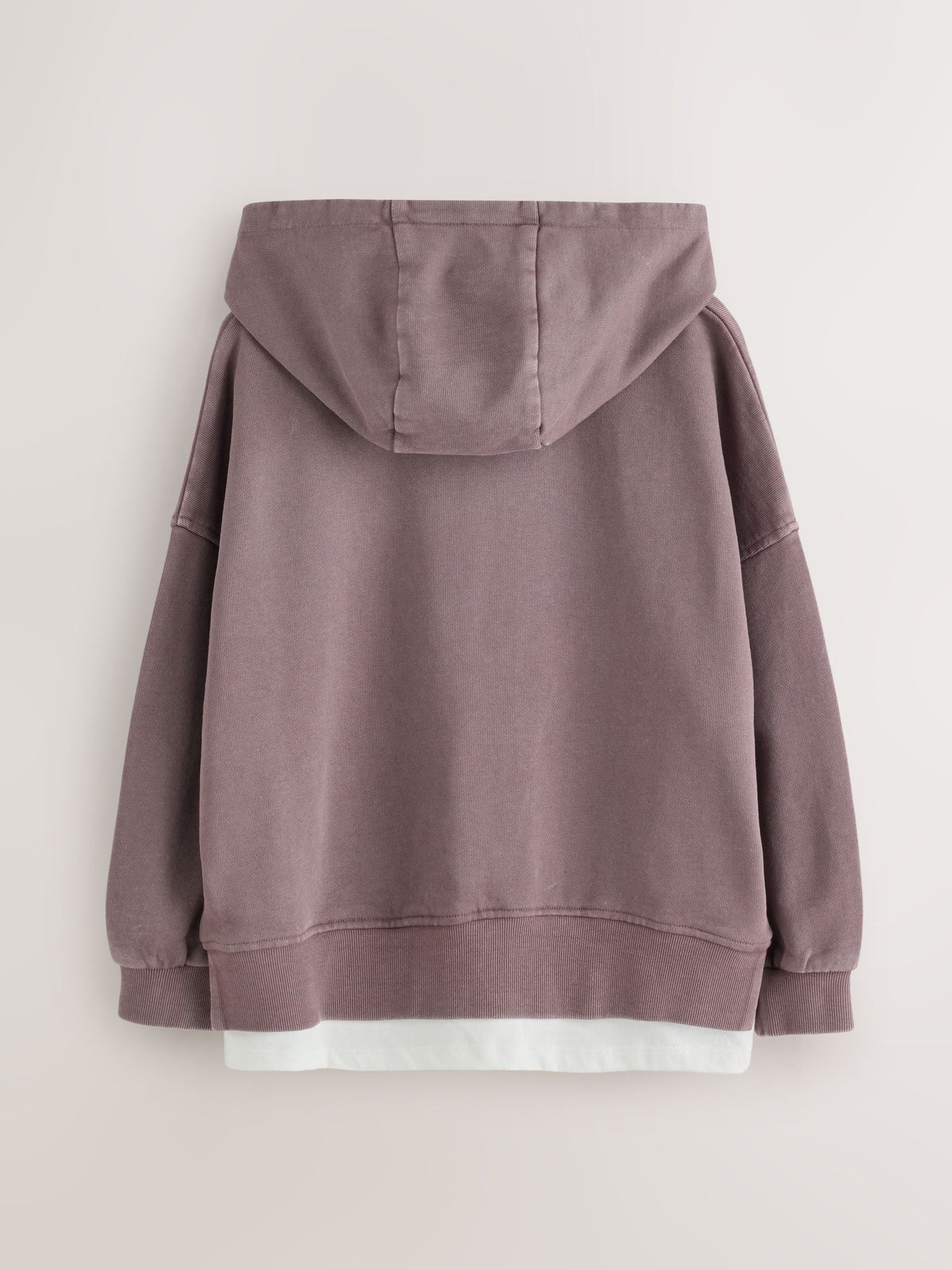 smALLSAINTS Purple Underground Logo Mock Layer Hoodie - image 7