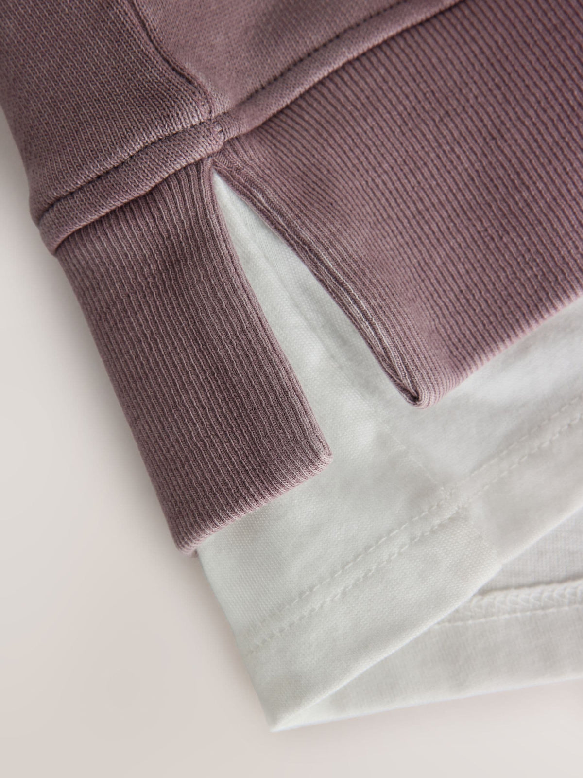 smALLSAINTS Purple Underground Logo Mock Layer Hoodie - image 9