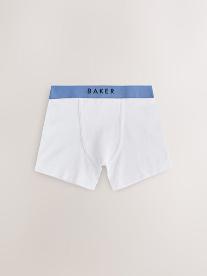Dsiney Kidz - Baker by Ted Baker White/Blue Boxers 5 Pack image 4