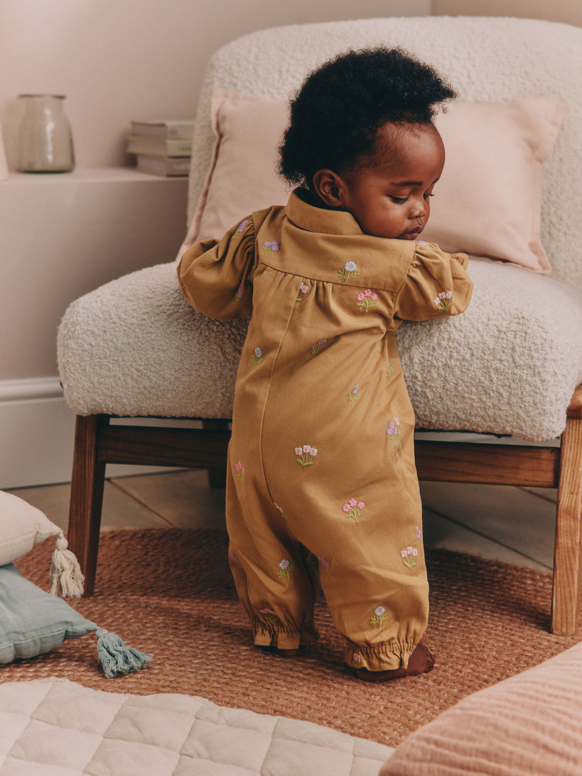Ochre Yellow Baby Romper (0mths-2yrs) - image 3