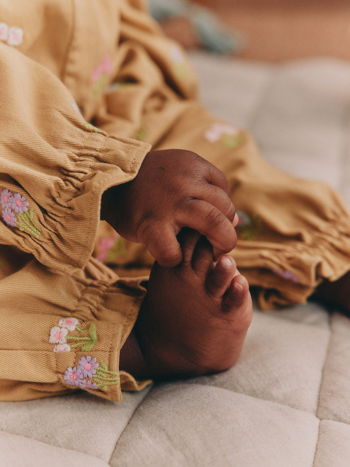 Ochre Yellow Baby Romper (0mths-2yrs) - image 4